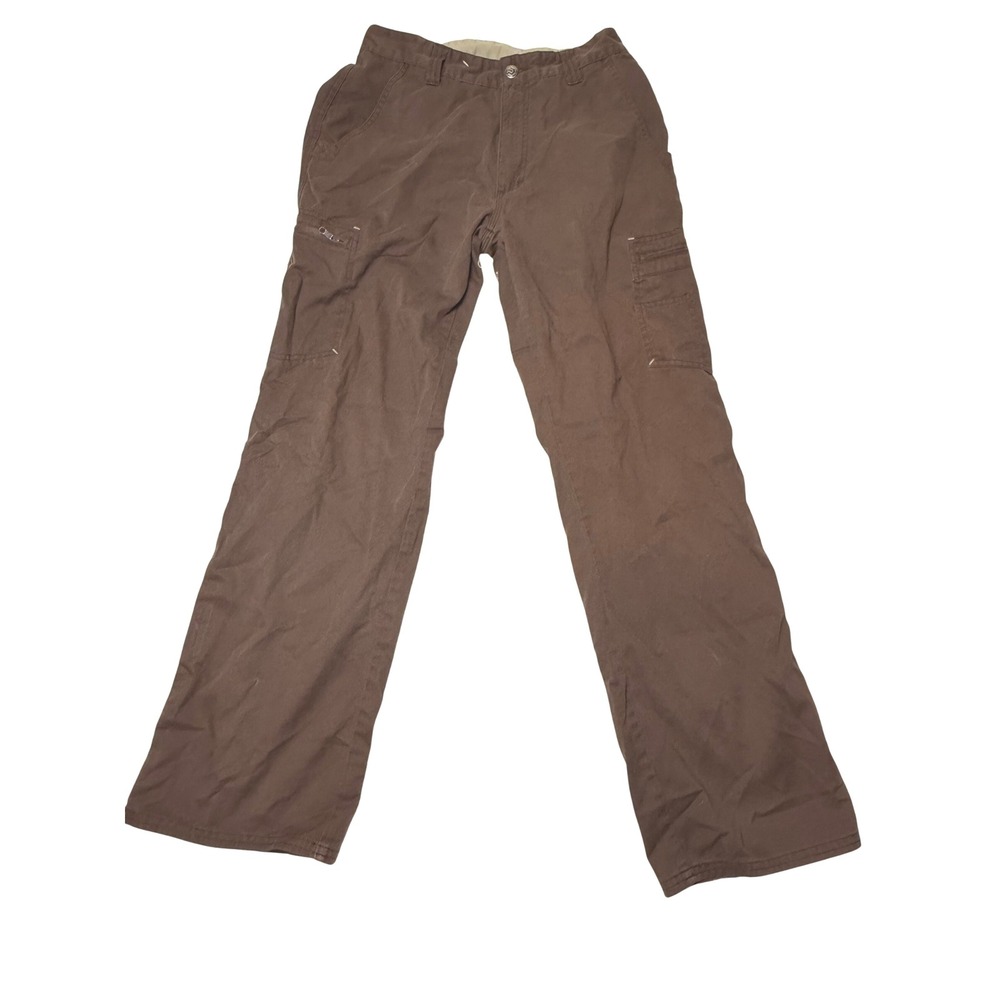 VTG Ocean Pacific‎ Cargo Pants Mens Brown Work Utility Pockets Zipper Size 32